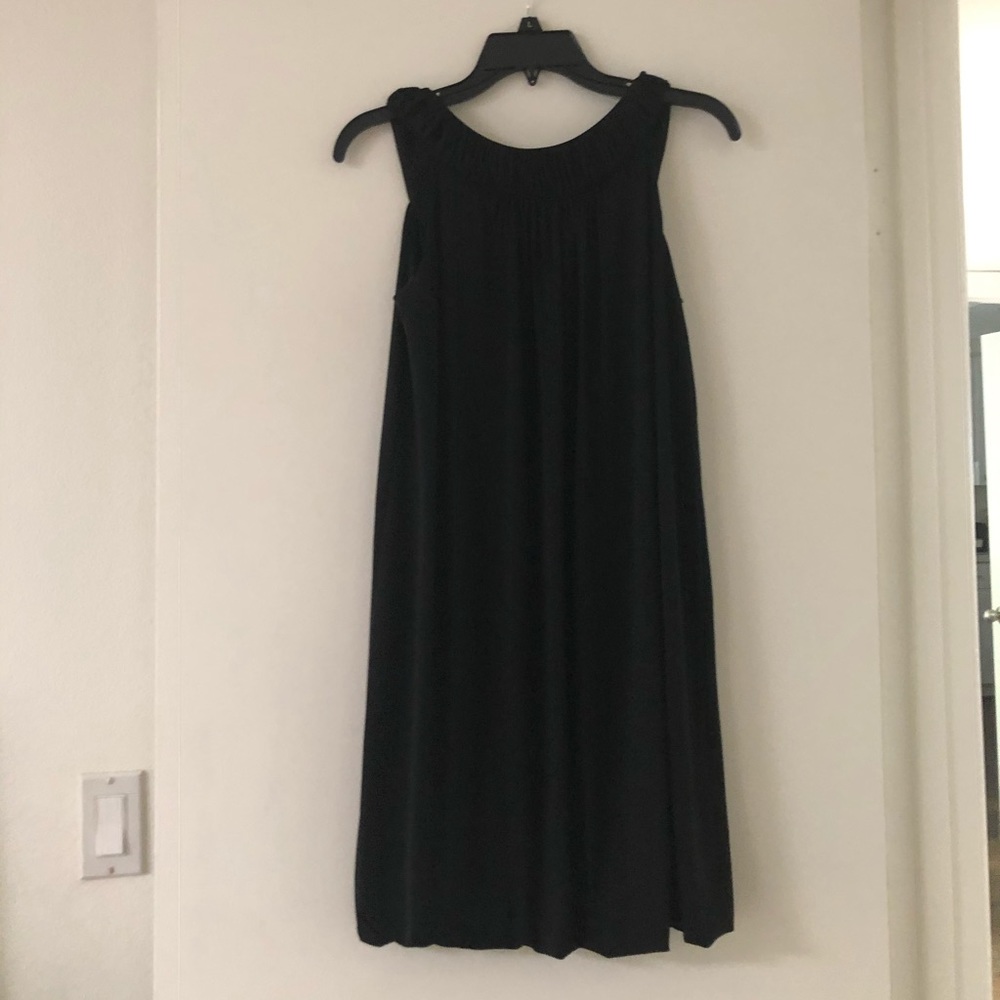 Shoulder accentuating Maggie London black  dress